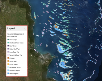 Geomorphic Map, Great Barrier Reef