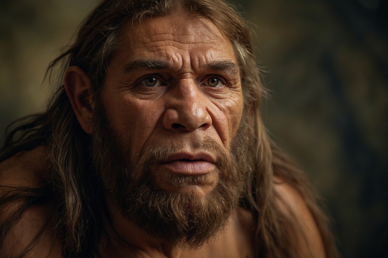 CC-0. https://pixabay.com/illustrations/neanderthals-stone-age-8783874/