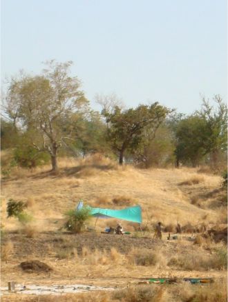 Excavations at a Middle Stone Age archaeological site, Shinfa-Metema 1