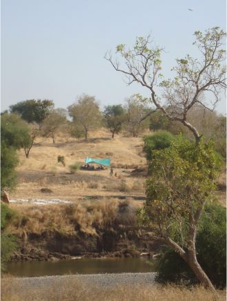 Excavations at a Middle Stone Age archaeological site, Shinfa-Metema 1.