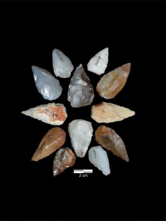 Projectile points from a Middle Stone Age archaeological site, Shinfa-Metema 1