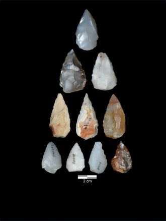 Projectile points from a Middle Stone Age archaeological site, Shinfa-Metema 1