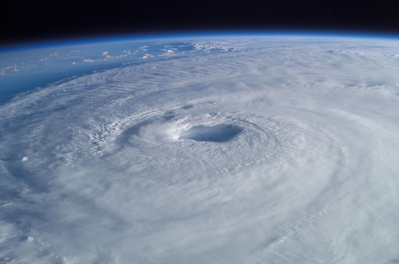 CC-0. WikiImages on Pixabay: https://pixabay.com/photos/tropical-cyclone-hurricane-isabel-63124/