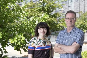 Professor Tim Bedding and Isabel Colman