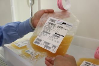 First bag cold-stored platelets 