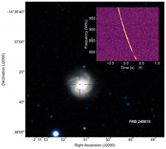 Impression of a fast radio burst using CRACO