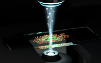 Quantum microscope - artist's impression