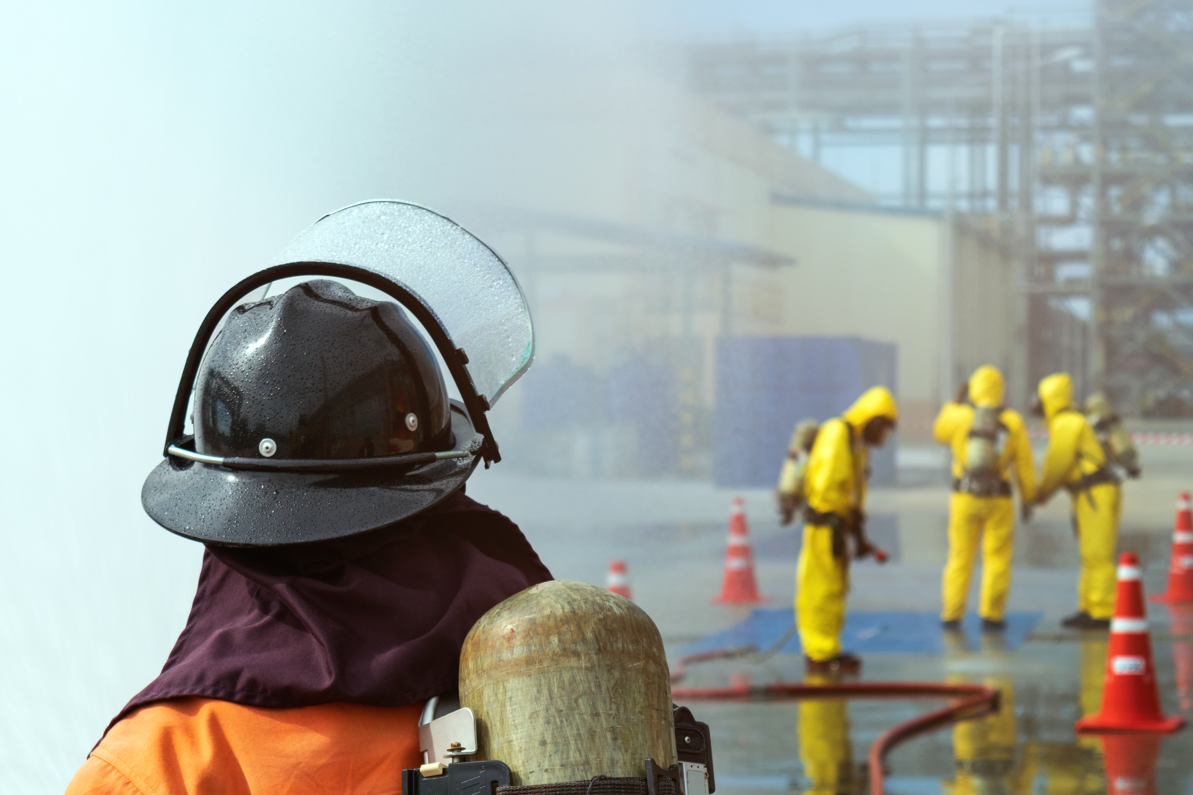 Shutterstock / The new technology could help to protect emergency services and first responders from chemical hazards. 