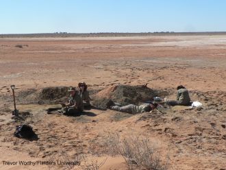 Lake Pinpa excavations