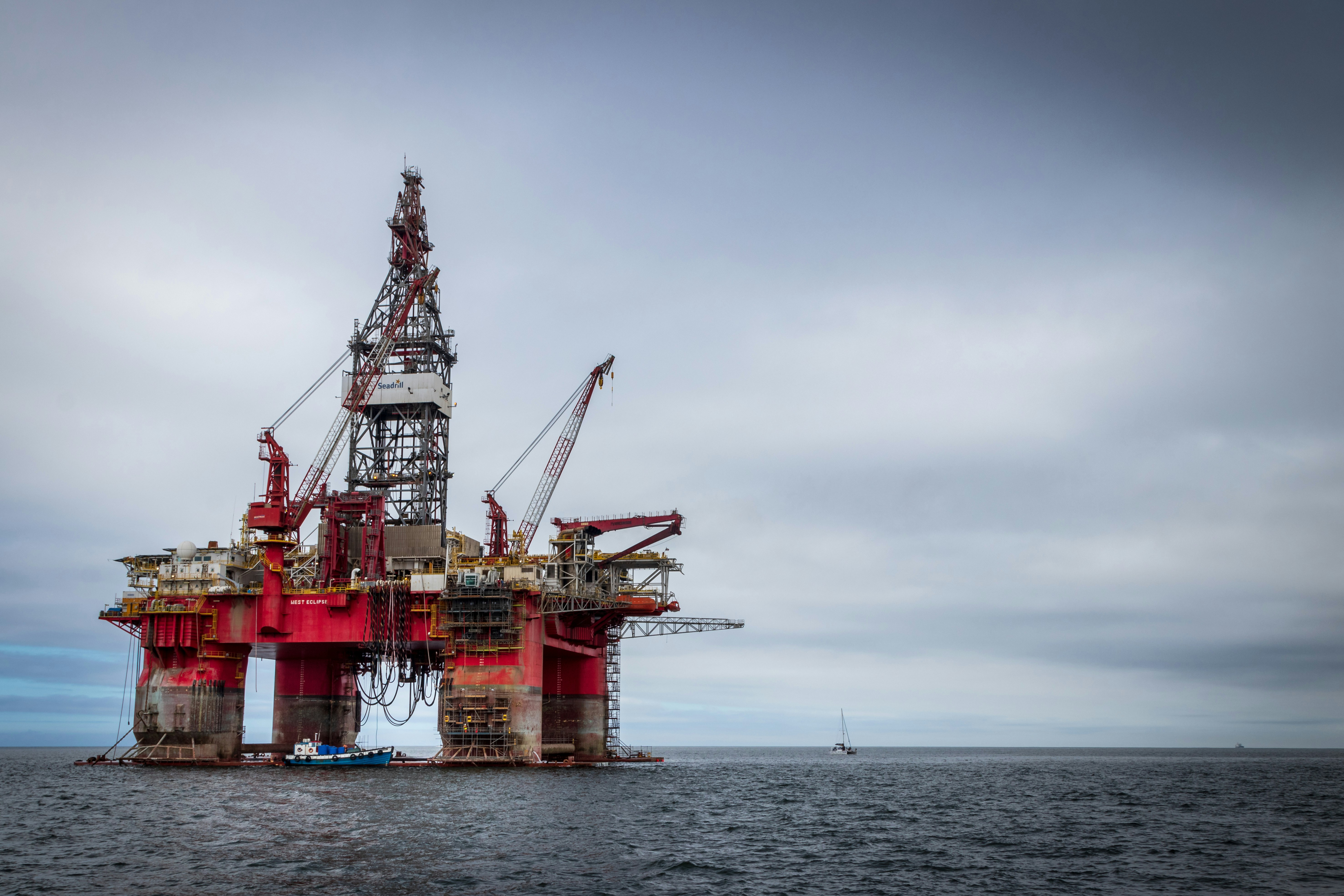 An offshore petroleum platform. Image Grant Durr