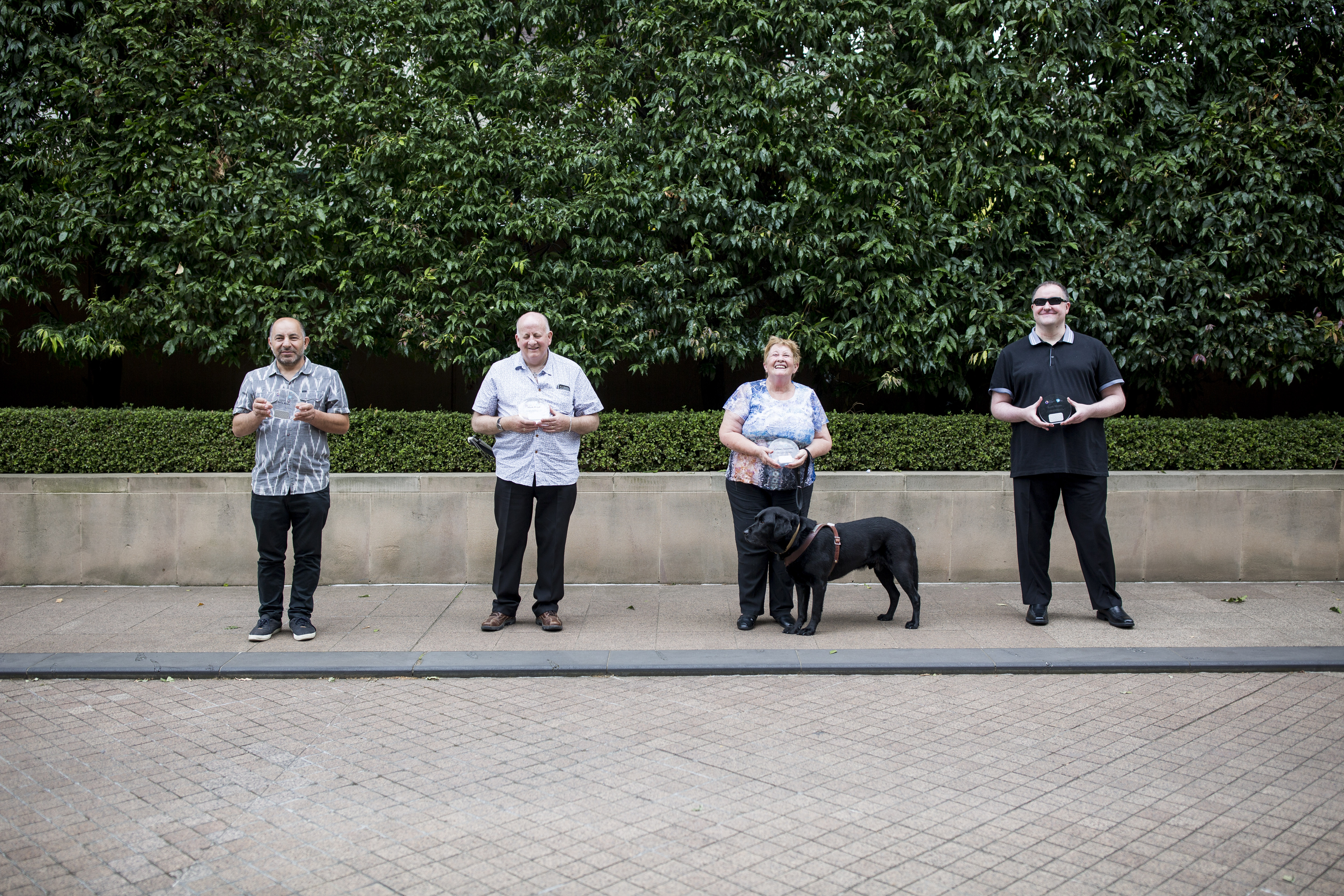 Participants from the Bionic Eye trial. Anna Carlile, Centre for Eye Research Australia 