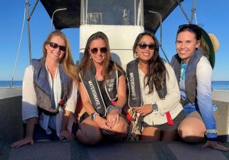 Members of the Exmouth Gulf Dolphin Project research team