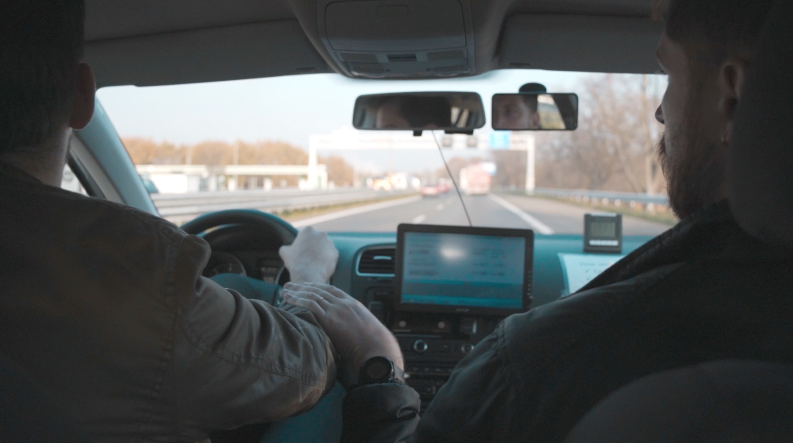 Test car used in the cannabis-driving study at Maastricht University in the Netherlands.