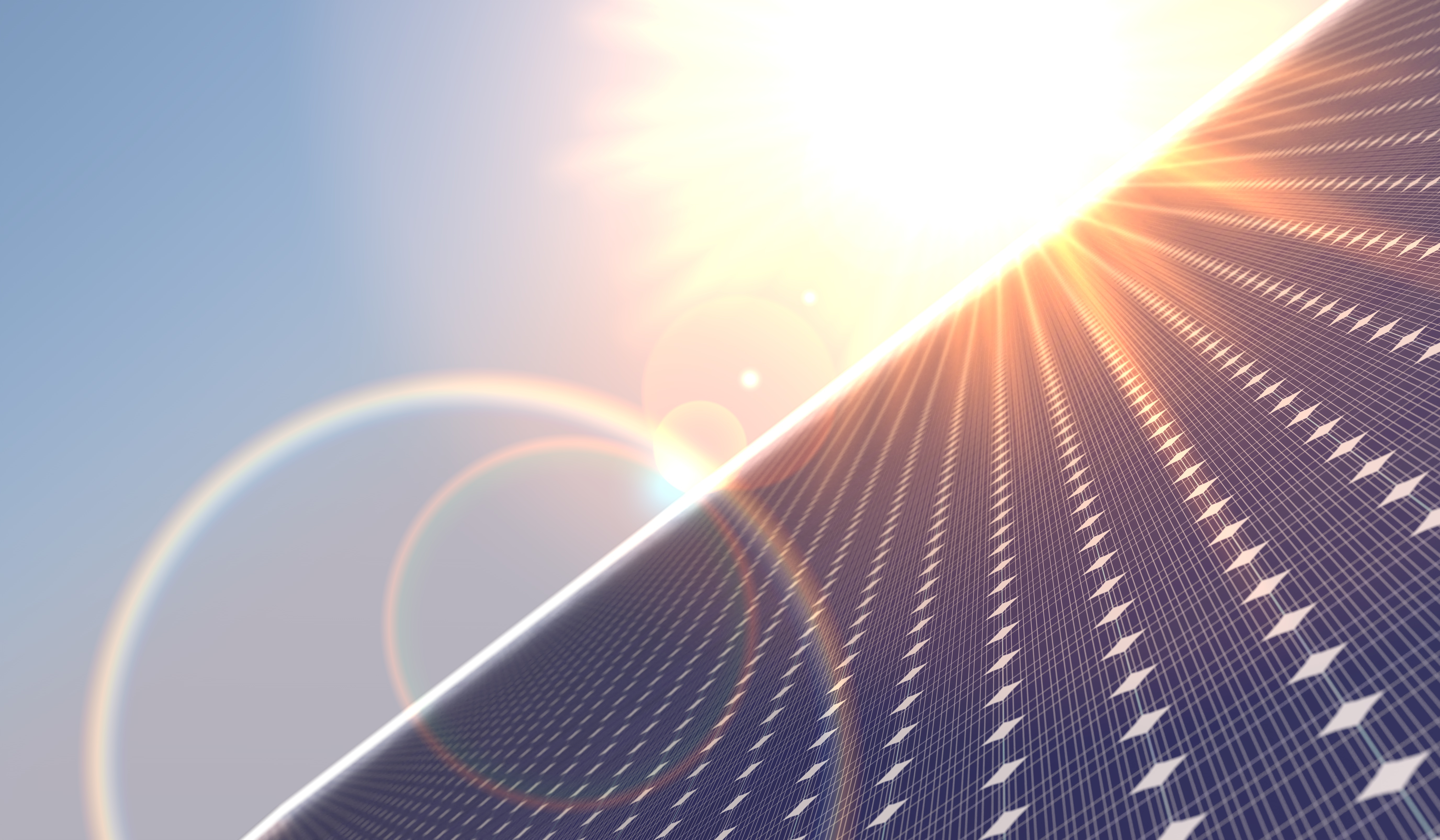 Shutterstock / Photovoltaic cells under sunlight