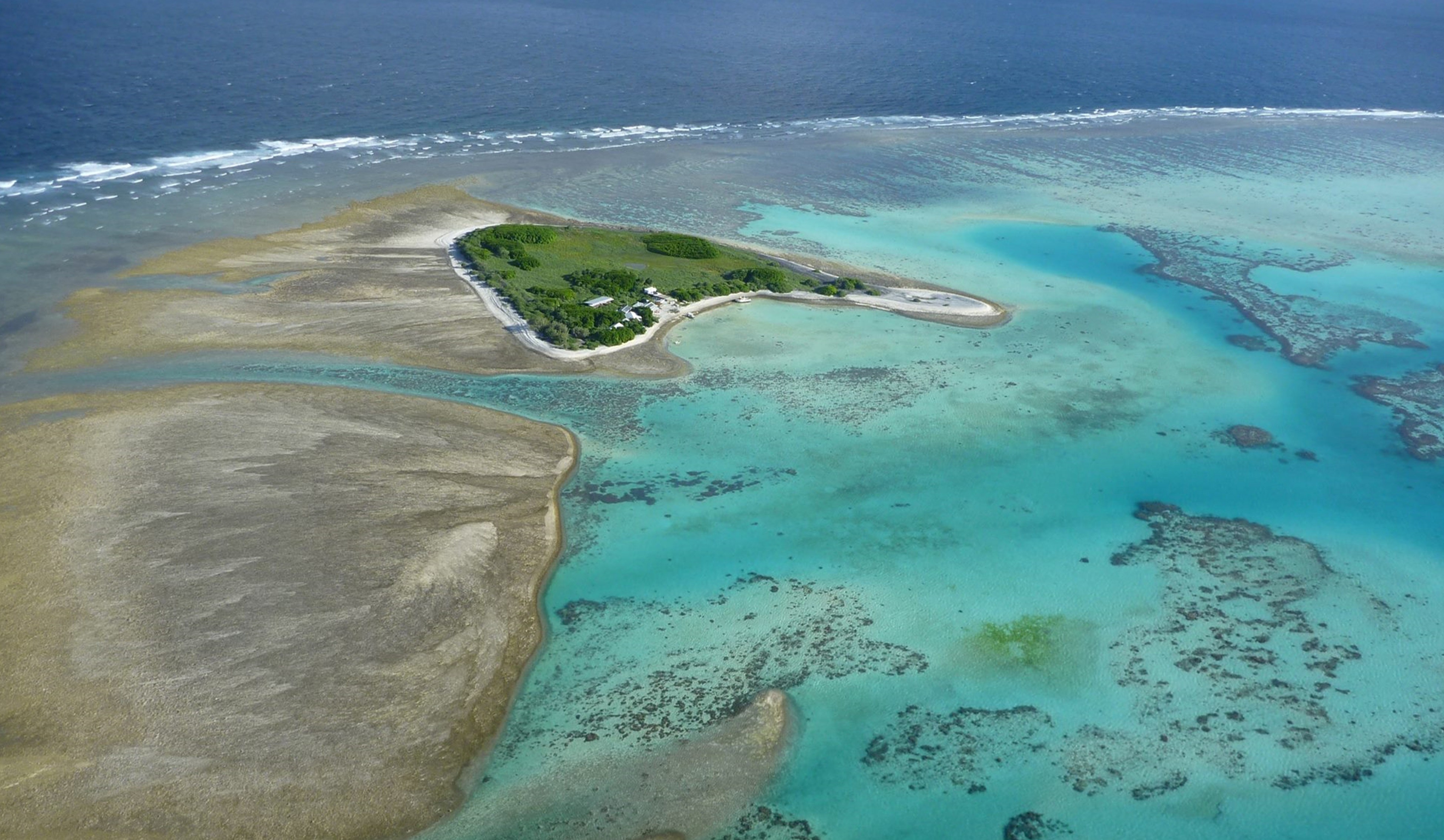 The University’s One Tree Island Research Station on the Southern Great Barrier Reef. [Credit: University of Sydney]