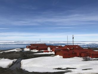 The main buildings at Marambio Station