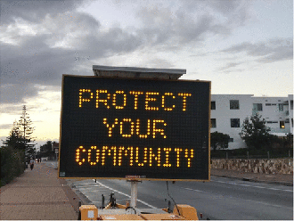 LED traffic sign 