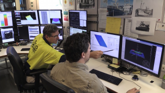 CSIRO project team mapping in Operations Room