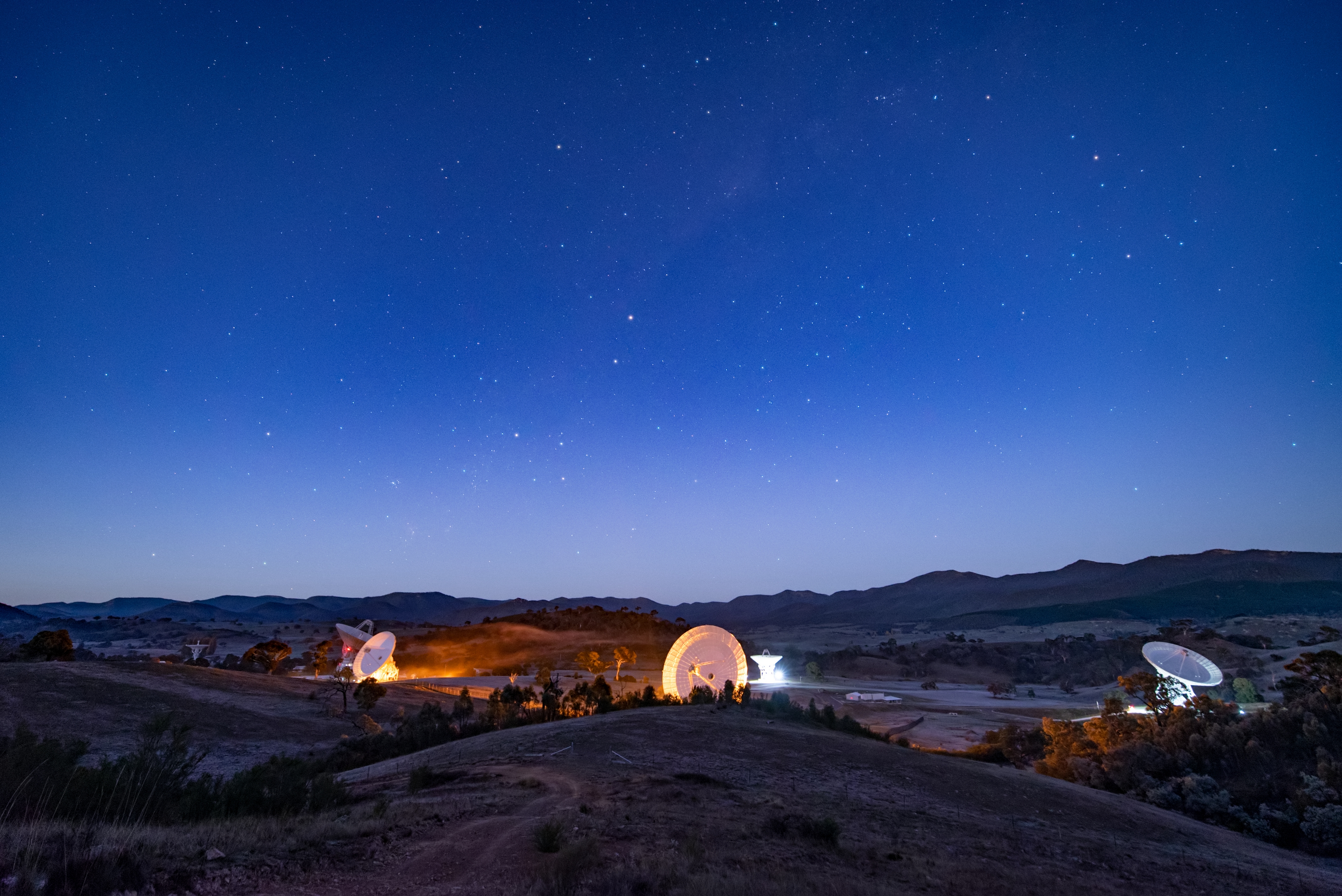 Canberra Deep Space Communication Complex (CDSCC) is part of NASA's Deep Space Network, a global network that supports interplanetary spacecraft missions exploring the Solar System and beyond.