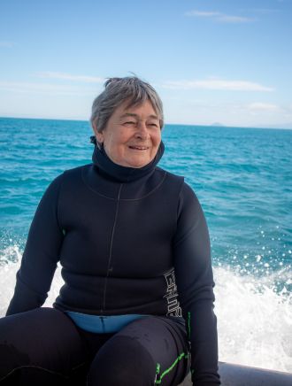 Professor Maria Byrne on the Great Barrier Reef