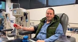 Victorian Hemochromatosis blood and plasma donor David Grant