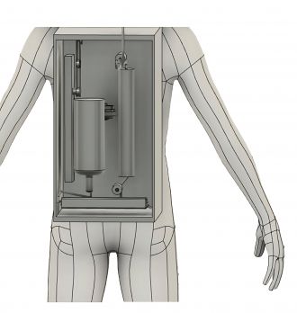 Whole system front view