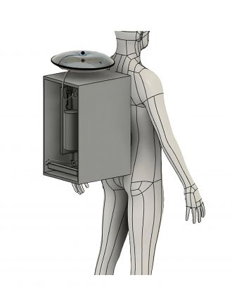 Whole system side view