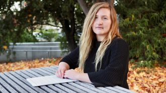 Dr Georgy Falster outdoors headshot