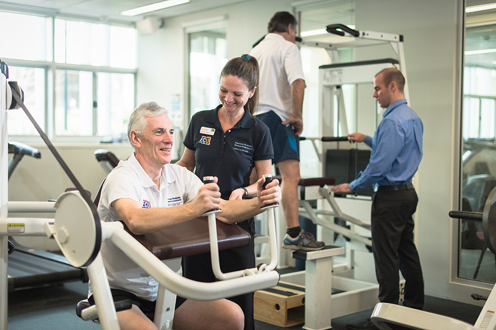 New research has found exercise helps men with prostate cancer reduce symptoms of depression and anxiety. Image credit Edith Cowan University