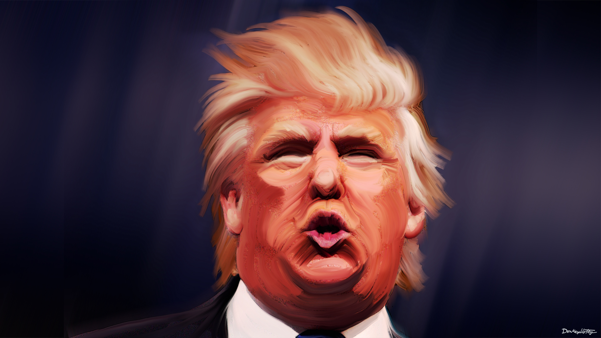 Donald_Trump_Caricature_by_DonkeyHotey CC BY-SA 2_0