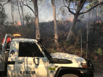 Cultural burn on North Stradbroke Island-5