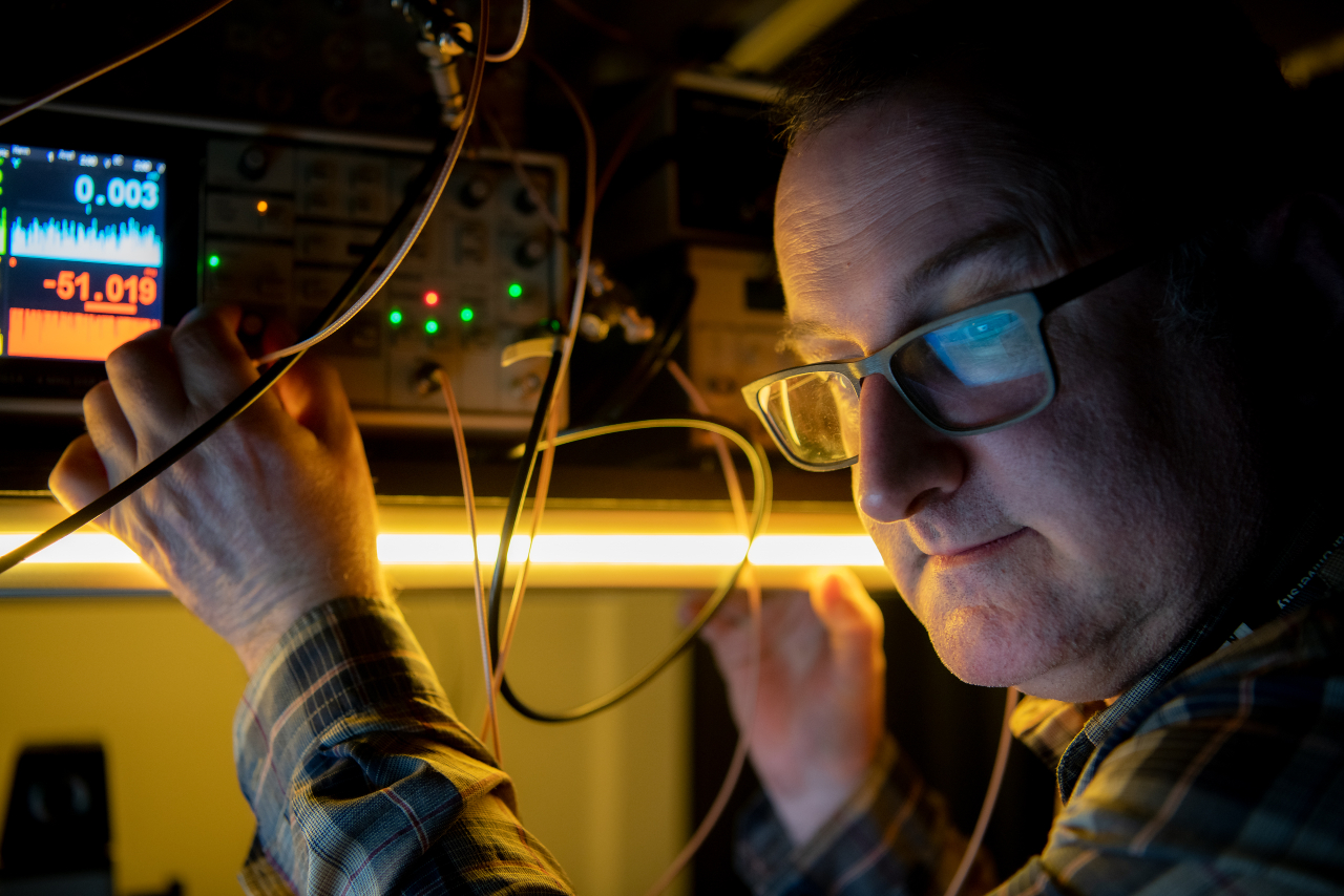 Exciton Science / Dr Jamie Laird working at the University of Melbourne