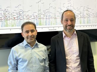 A/Prof Puya Gharahkhani & Prof Stuart MacGregor from QIMR Berghofer