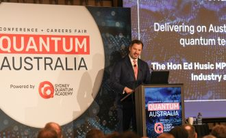 Ed Husic at Quantum Australia