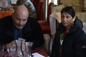 James Todd (DELWP) with Monica Morgan (Yorta Yorta)