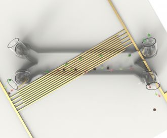 Acoustic waves to sort sperm
