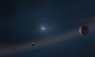 White Dwarf System Debris Ring