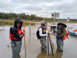 Floodplain monitoring station 