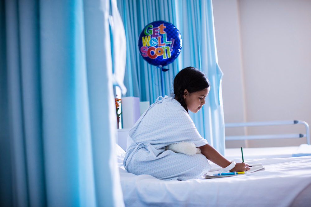 Children hospitalised due to chronic conditions often fall through the gaps when it comes to extra academic support. Photo: Shutterstock.