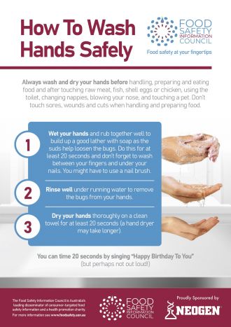 How to wash your hands safely