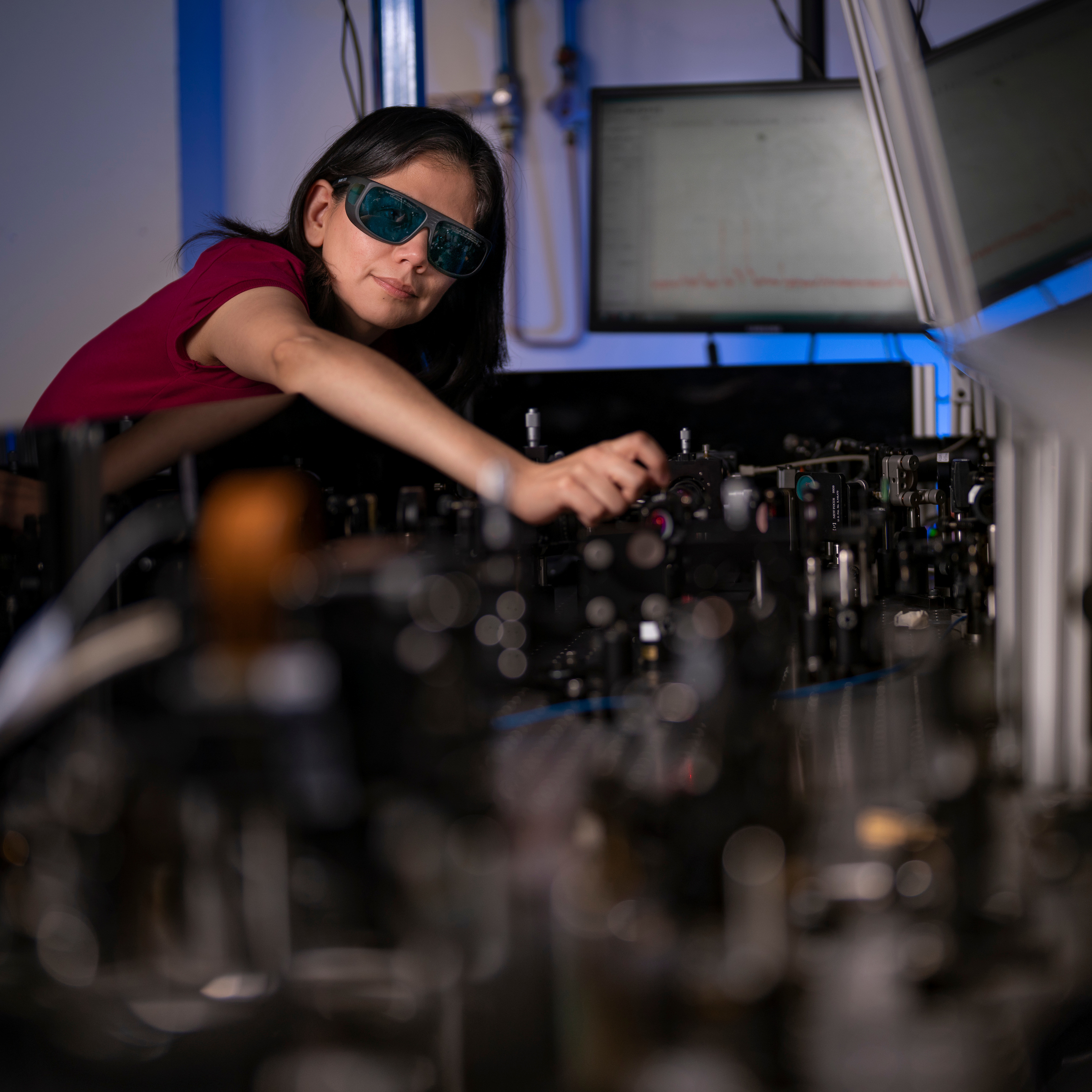 Dr Rocio Camacho Morales says the team have made the "invisible,  visible".  Photo: Jamie Kidston/The Australian National University 
