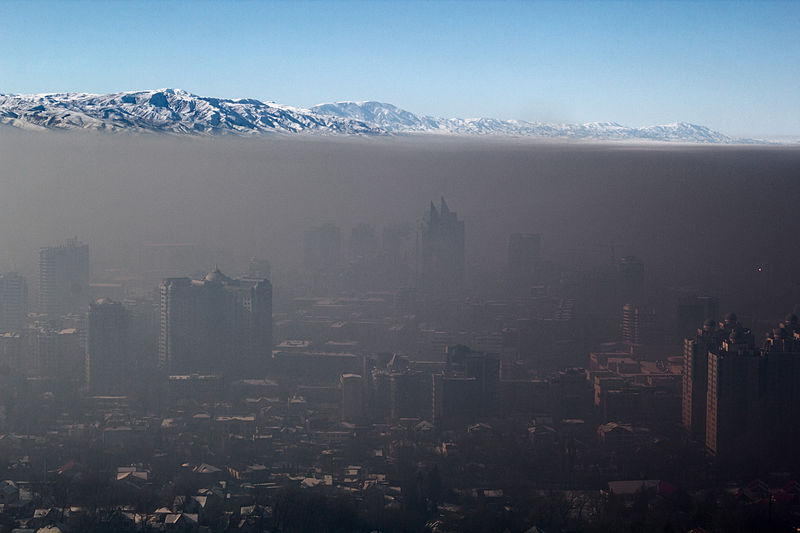 Smog_over_Almaty By Igors Jefimovs - Own work, CC BY 3.0