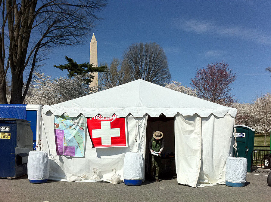 "Cherry Blossom Festival First Aid" by outtacontext is licensed under CC BY-NC-ND 2.0. To view a copy of this license, visit https://creativecommons.org/licenses/by-nd-nc/2.0/jp/?ref=openverse.