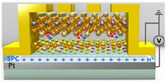 solid-proton field-effect transistor (SP-FET)