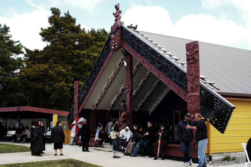 Pukawa marae. Picture by Spoontang on Wikimedia commons