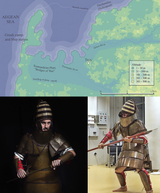 Late Bronze Age Troy and marine soldiers in Dendra armour