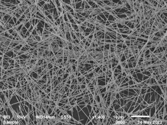 Nanowire network - larger image