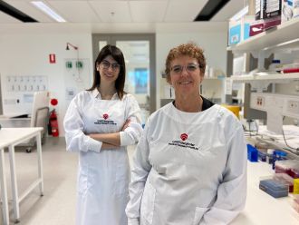 QIMR Berghofer researchers Dr Cristina Fortuna and Professor Amanda Spurdle