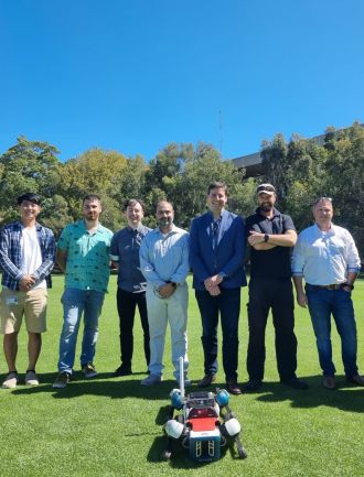 The team with the robot