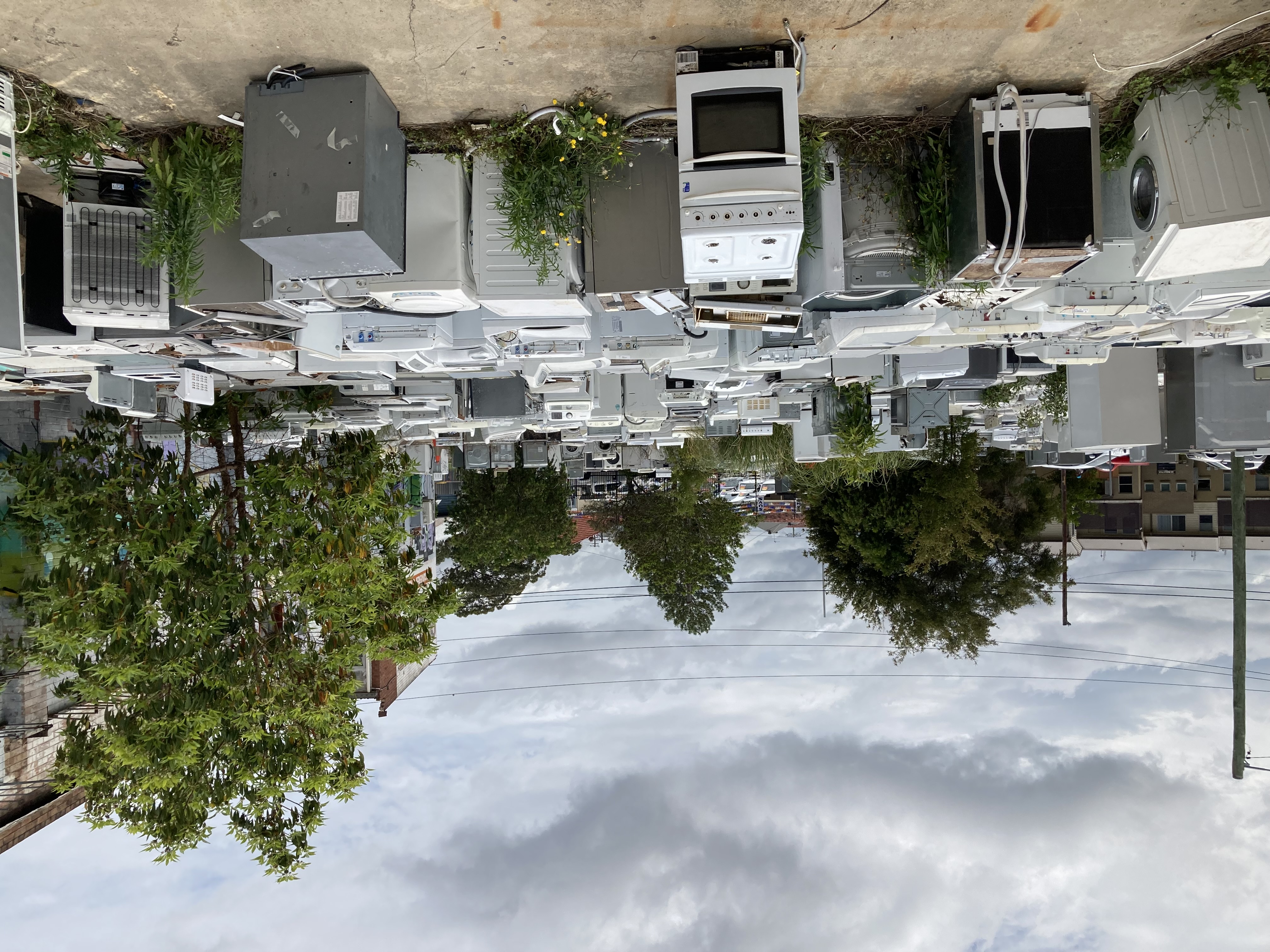 High income countries including Australia tend to have the highest material footprint and are bigger consumers. Pictured are discarded white goods on Maitland Road Mayfield, NSW. Image by Anthony Dean